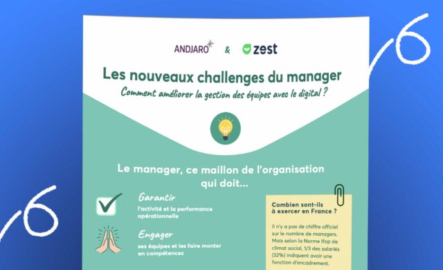 Infographie "Les nouveaux challenges du manager"