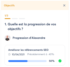 Objectifs RH - Logiciel entretien annuel et professionnel Zest Me Up